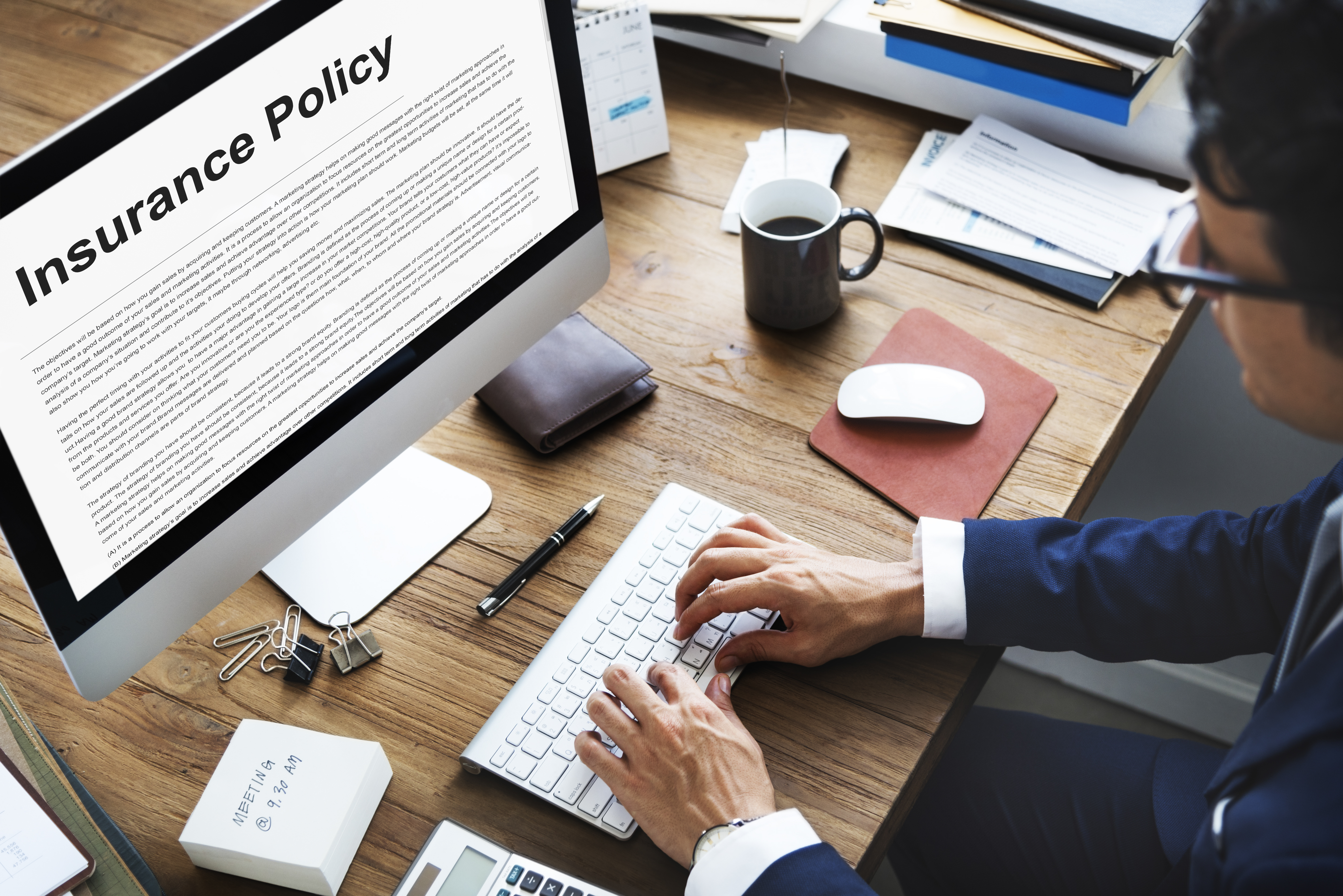 Storage unit insurance policy document protecting belongings in a North Richland Hills, TX facility